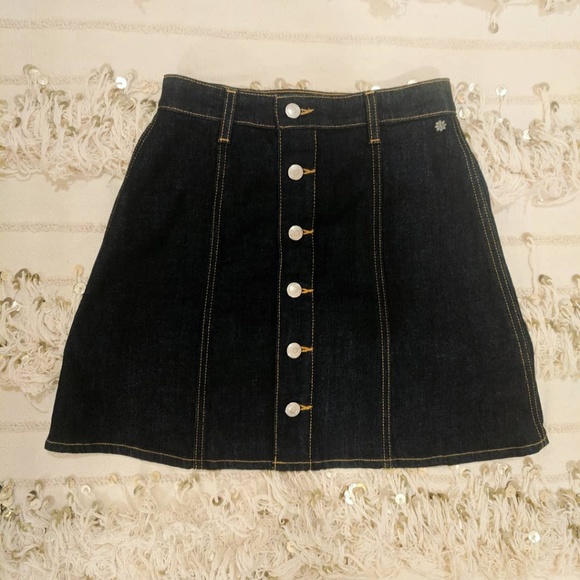 Ag Adriano Goldschmied Dresses & Skirts - Alexa Chung for AG denim button down mini skirt